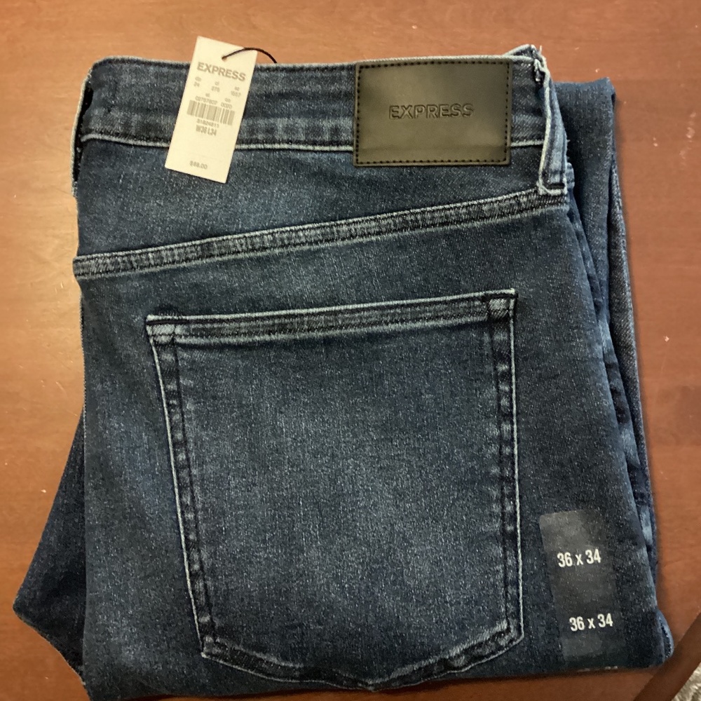 NWT Men’s Express Jeans W36 L34
